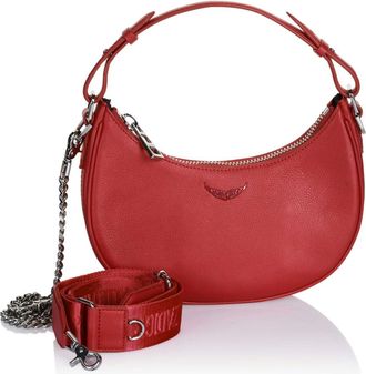Zadig&Voltaire Moonrock Handtas - Dames - Tassen - Rood - Maat: ONE Size Leer
