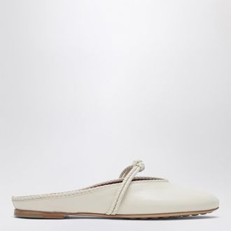 Bottega Veneta Rosa mules in Sea Salt