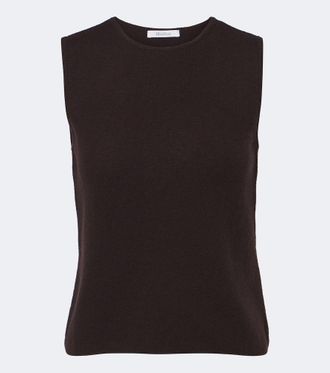 Max Mara Chaleco de punto de lana y cachemir