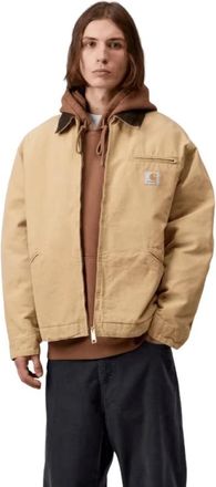 Carhartt Work in Progress OG Detroit Jacket - Heren - Zomerjassen - Beige - M - Katoen - Jassen