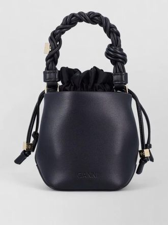 Ganni mini bucket bag crossbody strap