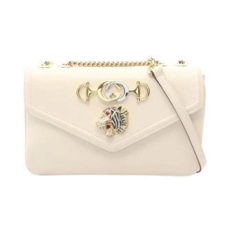 Gucci Pre-owned Cross Body Bags, female, Beige, Size: ONE SIZE Pre-owned Vintage Shoulder Bag