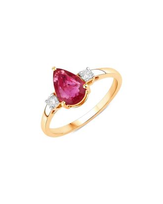 Diana M. Jewels 14K 1.08 Ct. Tw. Diamond & Ruby Ring