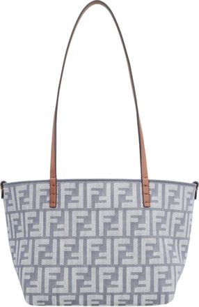 Fendi Borsa tote Roll FF piccola - Blu