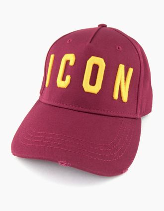 Dsquared2 Mens Dsquared2 Icon Cap Burgundy - Size: OS