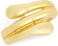 Argento Vivo Swirl Bypass Ring in Gold at Nordstrom Rack, Size 8