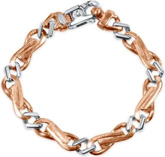 Pompeii3 Mens Link 14k Gold (39gram) or Platinum (64gram) 9.5mm Bracelet 8.25