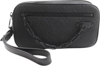 Louis Vuitton Pre-owned Clutch bag - Heren - Vintage Clutch - Zwart - ONE Size - Vintage