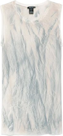 Avant Toi Canotta con stampa marmo - Toni neutri