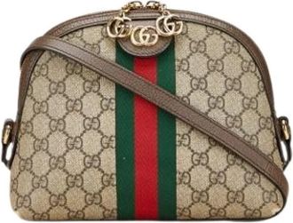 Gucci Pre-owned Cross Body Bags, female, Beige, Size: ONE SIZE Pre-owned Vintage Cross Body Bag
