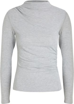 Rails draped-effect roll-neck T-shirt - Grey
