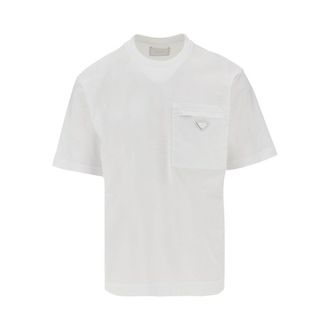 Prada Re-Nylon chest pocket T-shirt Man S