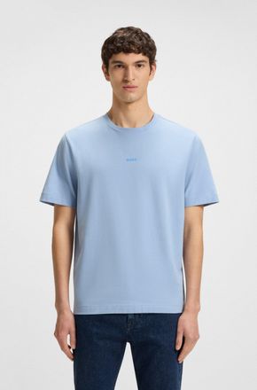 Boss Orange by Hugo Boss T-Shirt BOSS ORANGE TChup, Herren, Gr. 4XL, blau (open blau470), Single Jersey, Obermaterial: 96% Baumwolle, 4% Elasthan, unifarben, relaxed fit h&uuml;ftl