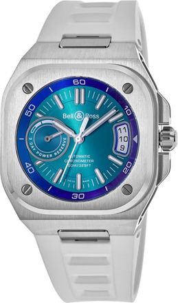 Bell & Ross BR-X5 Iridescent 41mm Green Dial Rubber Strap Mens Watch BRX5R-IRS-ST/SRB