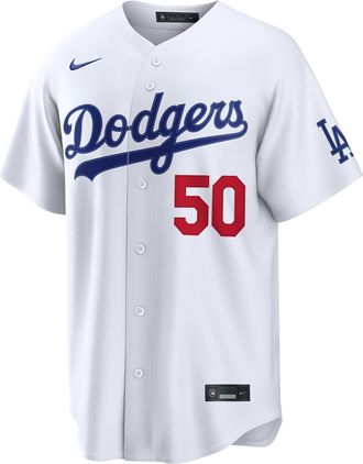 Nike Mookie Betts Los Angeles Dodgers Nike Mens MLB Stadium Jersey in White | RE26LDHOLD9-SRD