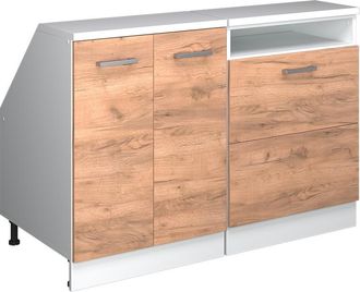 Vicco Conjunto De Armarios Para Techo Inclinado Rion, Roble Dorado, 120 Cm Lote De 2 Carcasas De Armario 60 Cm De Profundidad, Vicco
