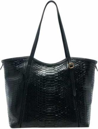 CLARIS VIROT Tassen, Dames, Zwart, ONE Size, Leer, Cabas India