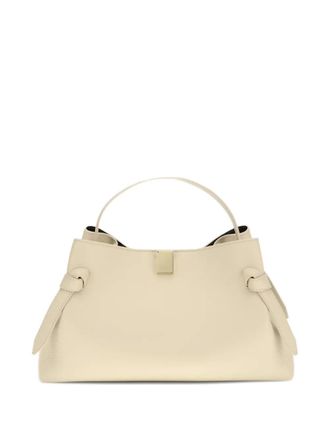 Yuzefi Gyoza pebble-leather tote bag - Neutrals