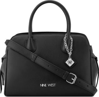 Nine West Isidore Large Satchel Bag in Black at Nordstrom Rack