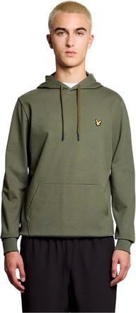 Lyle & Scott Hoodies & sweatvesten, Heren, Groen, L, Nylon, Fly Fleece Hoodie