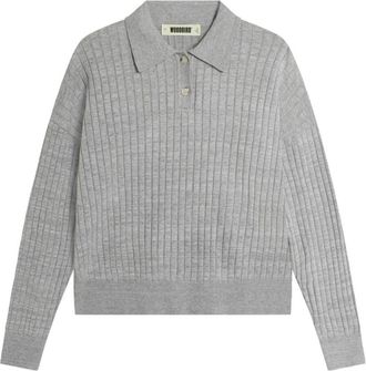 Woodbird Dames, Truien, Grijs, Maat: M