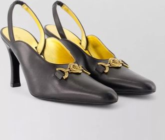 Versace leather mules