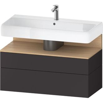 Duravit Duravit Qatego Mueble Bajo Lavabo, 1 Extra&iacute;ble Y 1 Caj&oacute;n