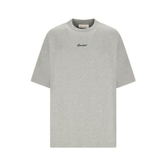 Fear of God T-Shirts, male, Gray, Size: XS Signature 90s Short Sleeve Tee