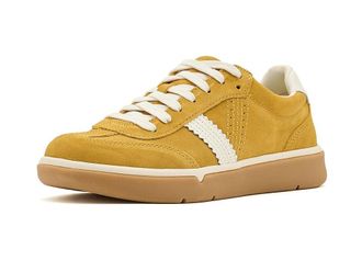 Vionic City Walk Womens Shoes Dijon Leather And Suede : 7.5 W