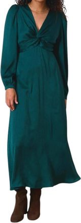 Garance Paris Maxi Dress In Emerald Pagoda