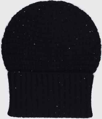 Fabiana Filippi Cuffed Virgin Wool and Alpaca Blend Beanie