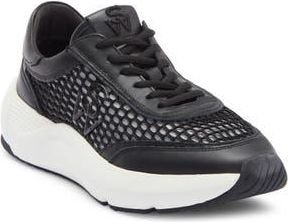 Stuart Weitzman Glide Mesh Sneaker in Black at Nordstrom Rack, Size 10