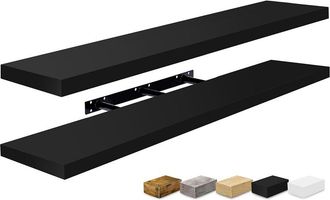 Sorbus Set Of 2 Extra-Large Floating Shelves