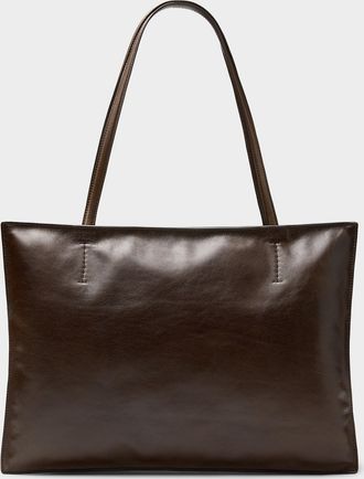 Maeden Womens Yumi soft leather tote bag