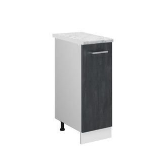 Vicco Armario De Farmacia R-line, Hormig&oacute;n Negro, 30 Cm Et M&aacute;rmol