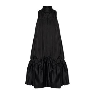 Rotate Abito Asimmetrico con Foulard - - Dresses - Donna - Nero - S