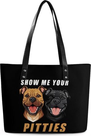 Generic Show Me Your Pitties Tote Bags for Women Cute Shoulder Purses Handbags