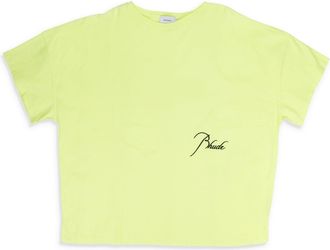 Rhude Green Reverse Tee Neon