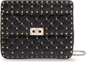 Valentino Garavani Rockstud Spike Schoudertas - Dames - Schoudertassen - Zwart - ONE Size - Tassen