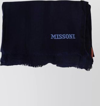 Missoni wool knit scarf