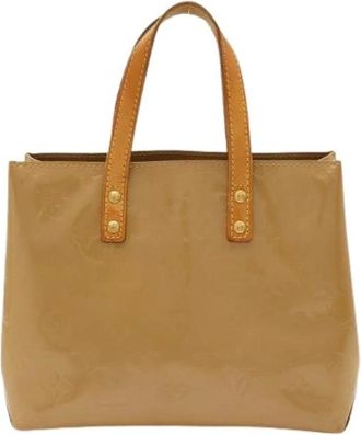 Louis Vuitton Pre-owned Monogram Vernis Reade PM Handtas - Dames - Vintage Shopper - Beige - ONE Size - Leer - Vintage
