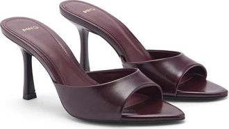 Mango Pointed Toe Sandal in Burgundy at Nordstrom, Size 8.5Us