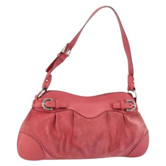 Ferragamo Pre-owned Suede Shoulder Bag - - Pre-owned - Donna - Rosa - ONE SIZE