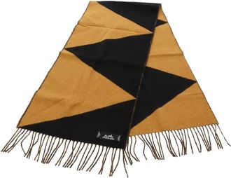 Hermès Sciarpa Kazak con motivo a zigzag anni 2020 - Marrone