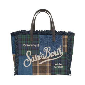 MC2 Saint Barth Vanity Tote Bag - Dames - Tassen - Veelkleurig - Maat: ONE Size Katoen