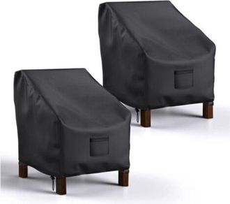 OEM Funda De 2 Piezas Para Silla De Jard&iacute;n: Impermeable, Resistente Al Viento Y Al Fr&iacute;o, Tejido Oxford 2100d: Protecci&oacute;n De Alta Calidad Para Uso En Exter