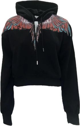 Marcelo Burlon Hoodies - Dames - Hoodies - Zwart - M - Hoodies & sweatvesten