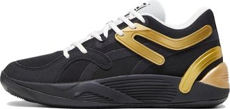 Puma TRC Blaze Court Basketball Shoes Black Gold 376582-32