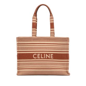 Celine Pre-owned Celine Large Striped Canvas Cabas Thais Tote Ladies MOBGRE2WX86KUB4V