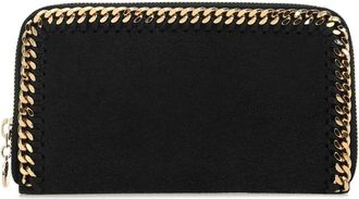 Stella McCartney Stella Mc Cartney Black Shaggy Deer Falabella Wallet